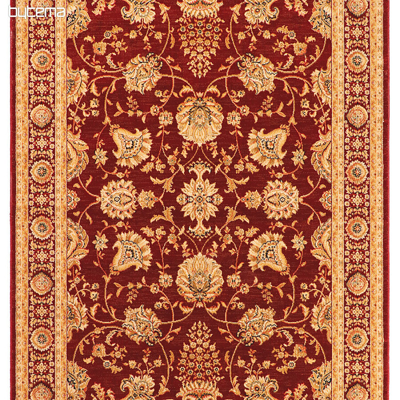 Luxury wool carpet JENEEN 520 burgundy