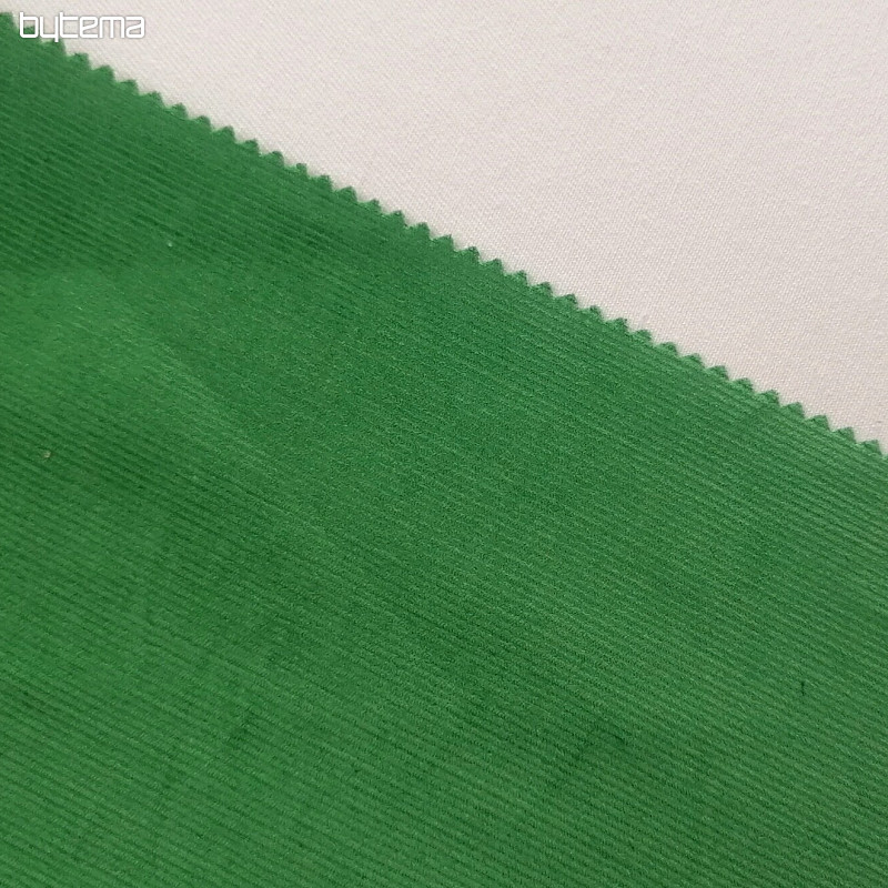 Cotton fabric Corduroy thin - green