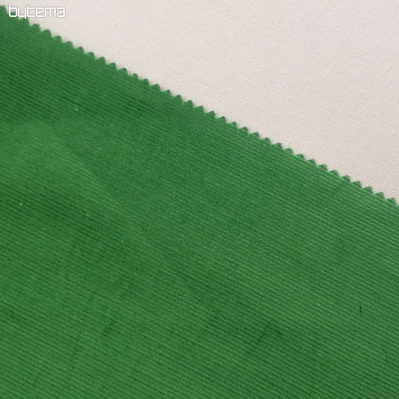 Cotton fabric Corduroy thin - green