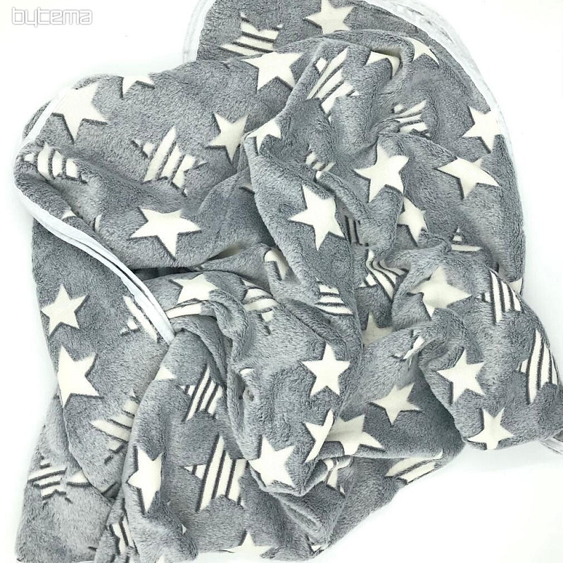 Children's blanket SHINY gray