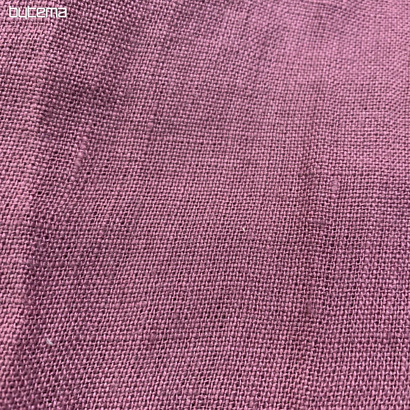 Linen fabric - purple
