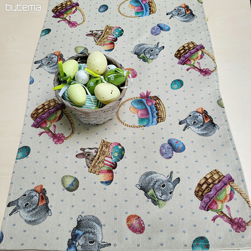 Tapestry tablecloth, scarf EASTER BUNNY