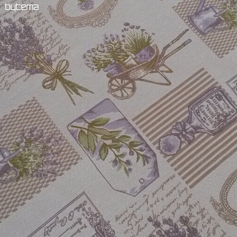 Tapestry tablecloth, LAVANDER shawl