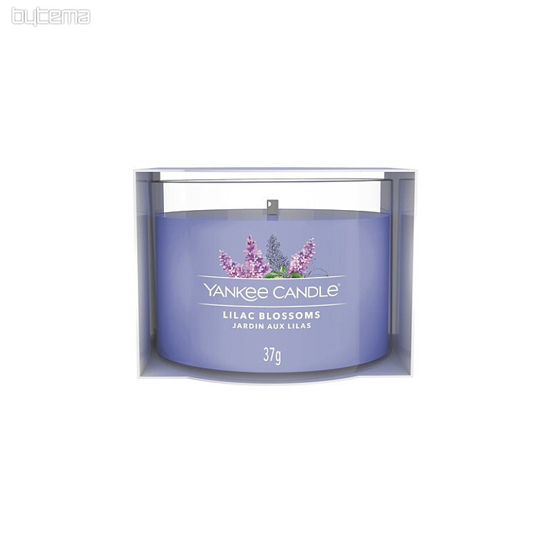 candle YANKEE CANDLE fragrance LILAC BLOSSOMS IN GLASS 37g