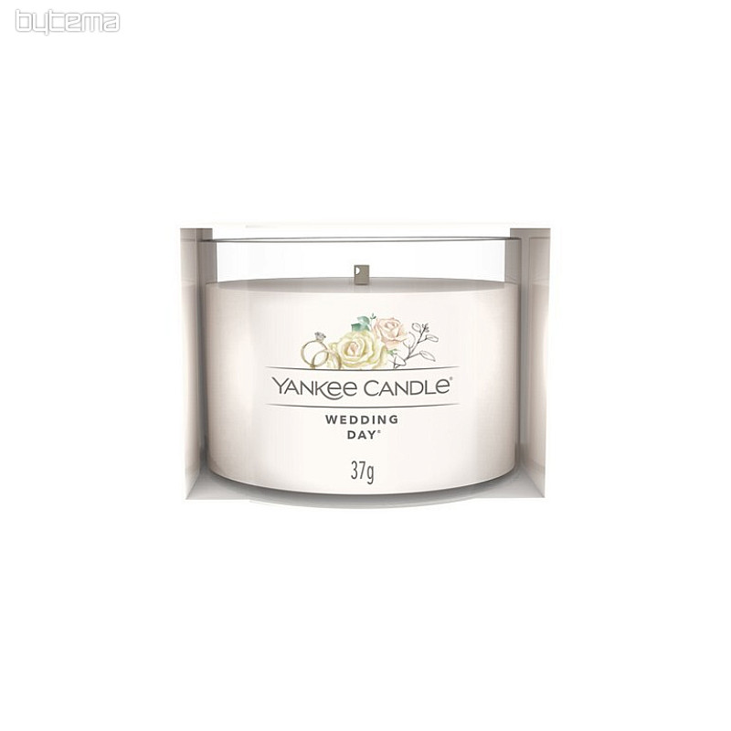 candle YANKEE CANDLE fragrance WEDDING DAY in glass