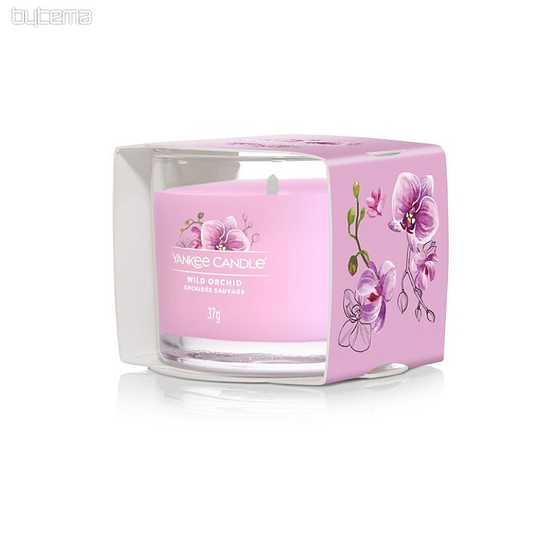 candle YANKEE CANDLE fragrance WILD ORCHID IN GLASS 37 g