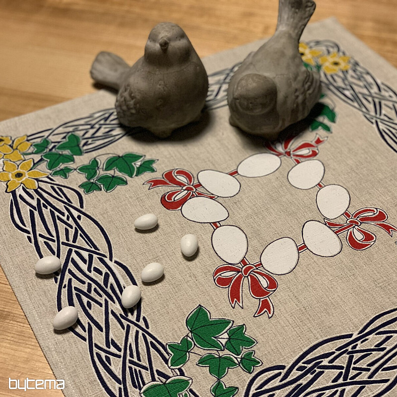 Placemat linen EASTER 45x45