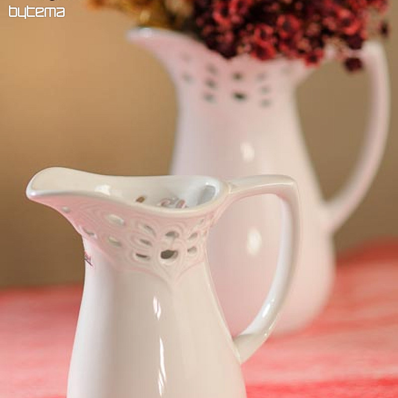 Lace jug vase