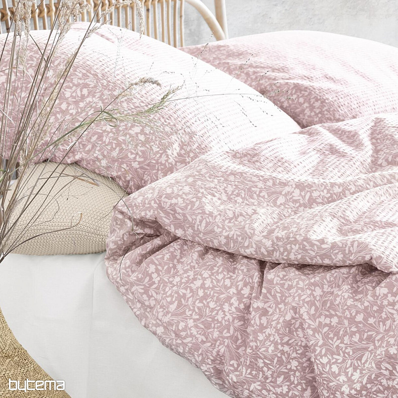 IRISETTE luxury soft crepe bedding EASY 8440-60 ROSA