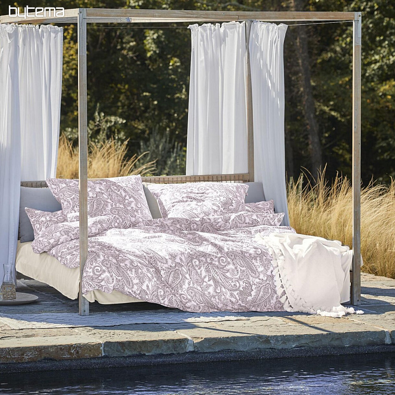 IRISETTE luxury satin bedding FLORENZ 8447-60 ROSA