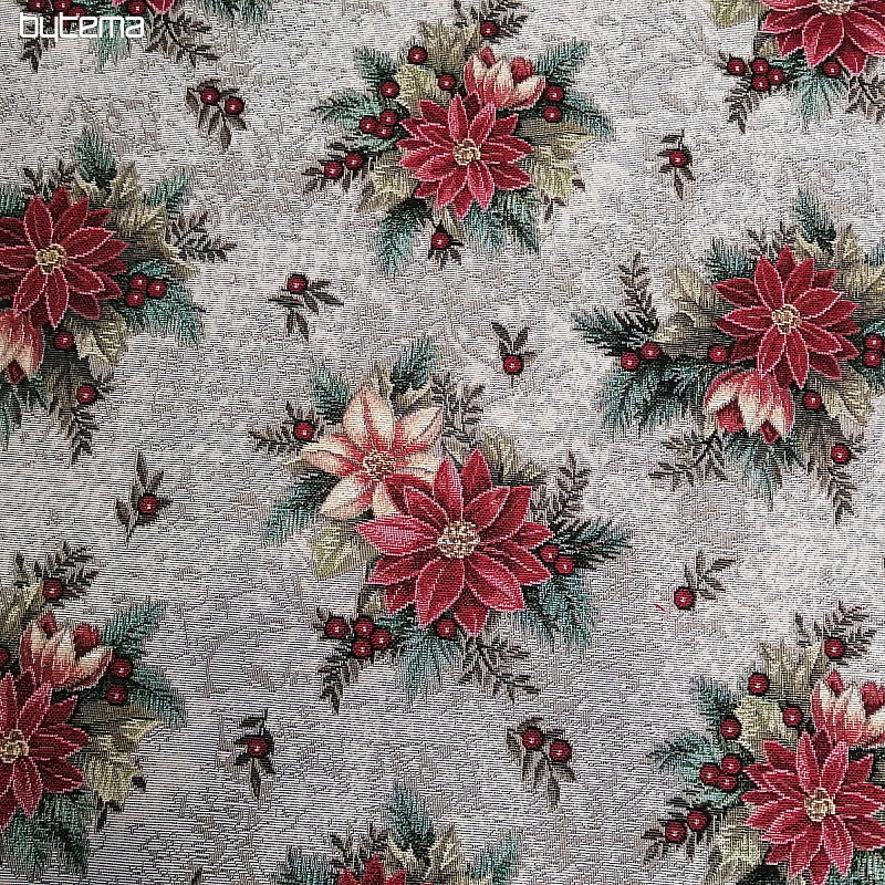 Tapestry fabric CHRISTMAS ROSE