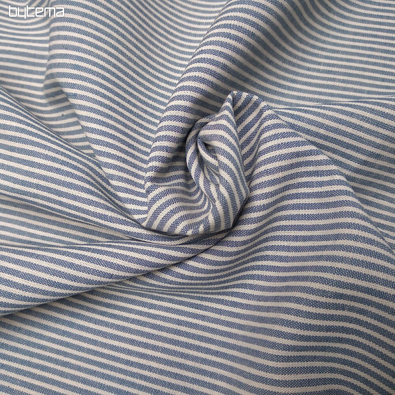 Cotton fabric LIGHT BLUE STRIPE