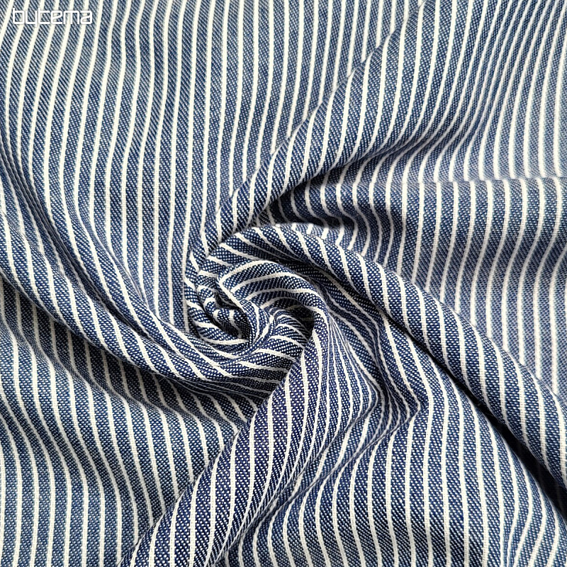 Decor. fabric NAVY BLUE STRIPE