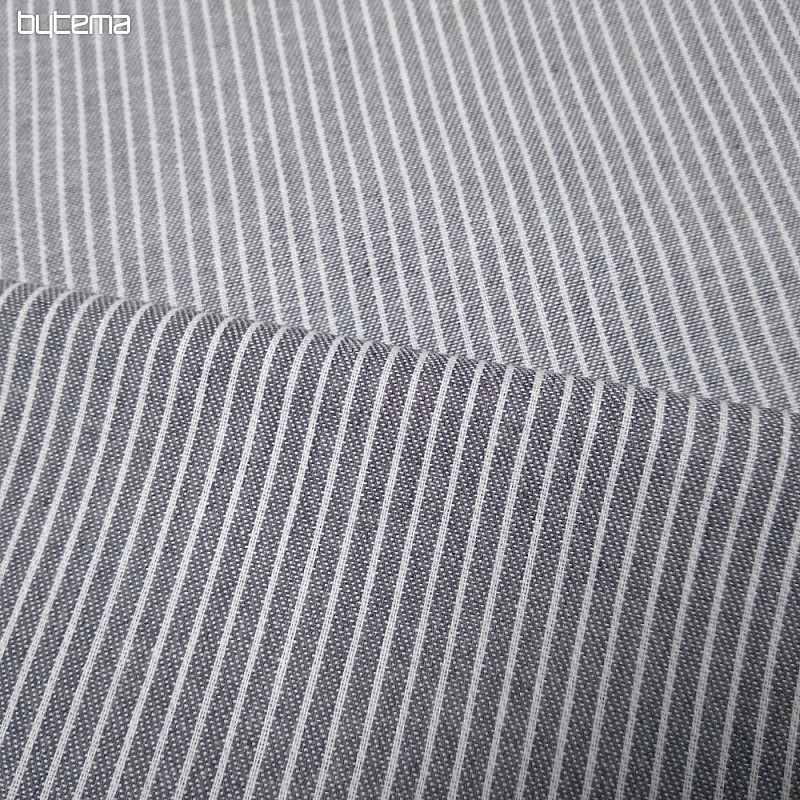 Decor. fabric LIGHT GRAY STRIPE