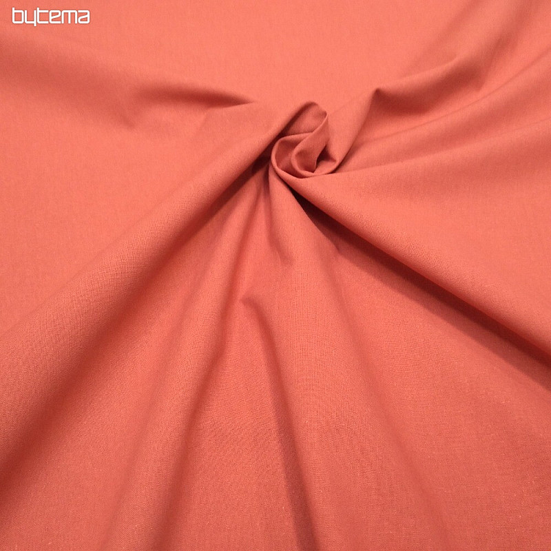 Cotton fabric UNI PAPRIKA