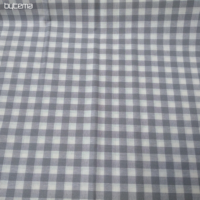 Decorative fabric KANAFAS gray 1x1 cm