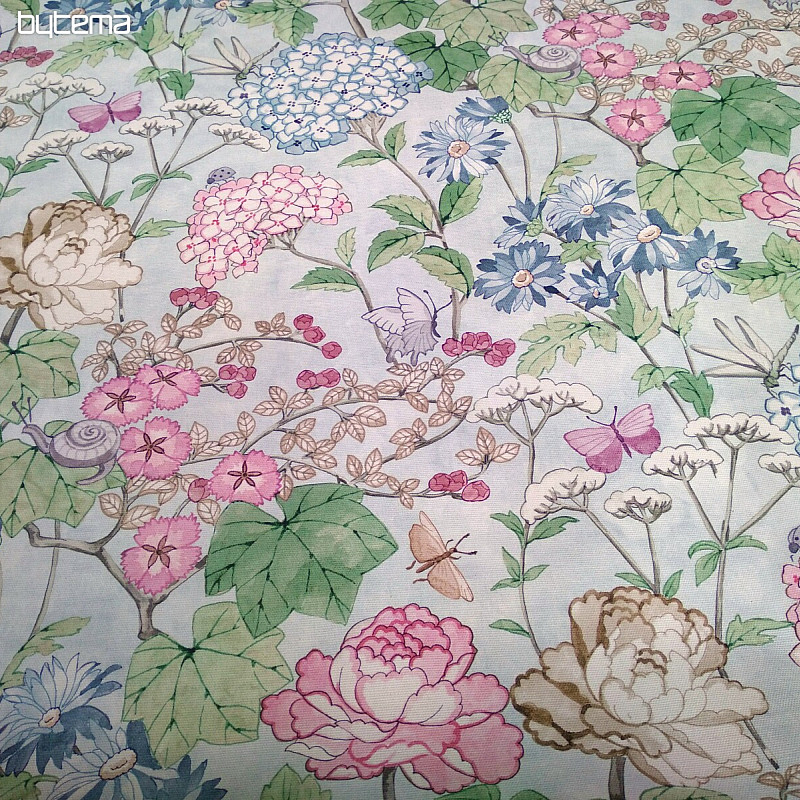 Cotton fabric FLOWER PARADISE