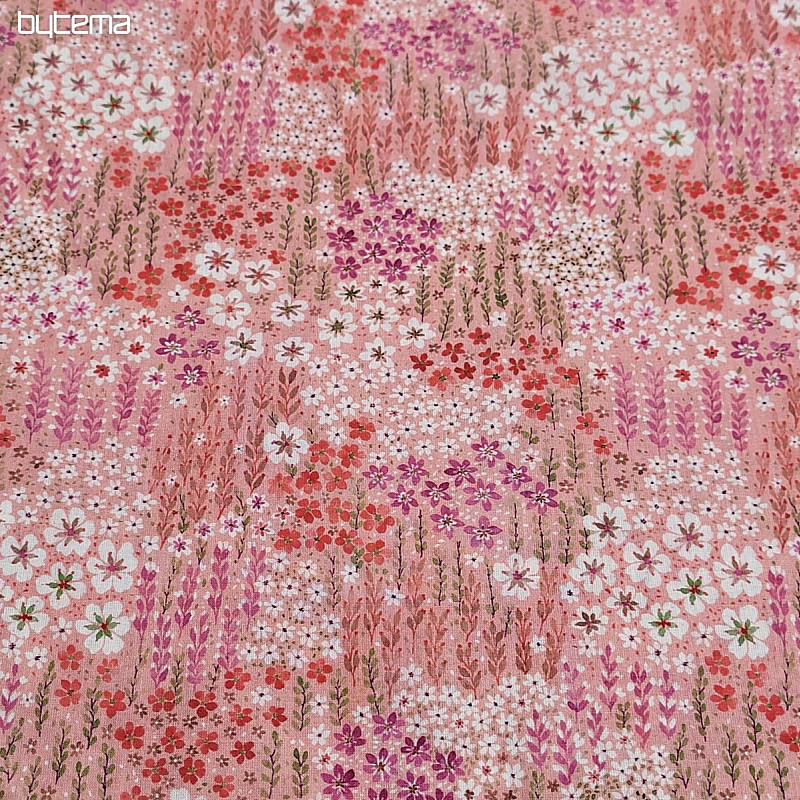 Cotton fabric EMMA PINK