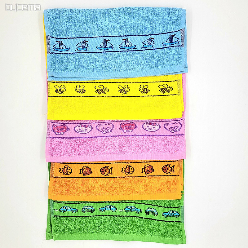 Children's colorful towel