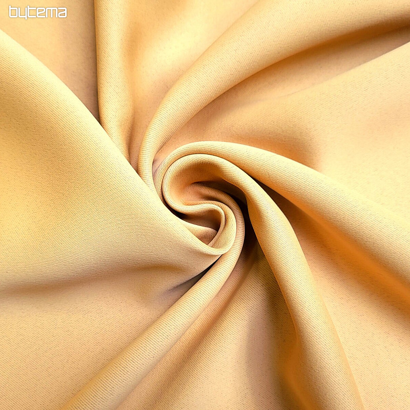 Decorative fabric BLACKOUT 128 for curtains YELLOW