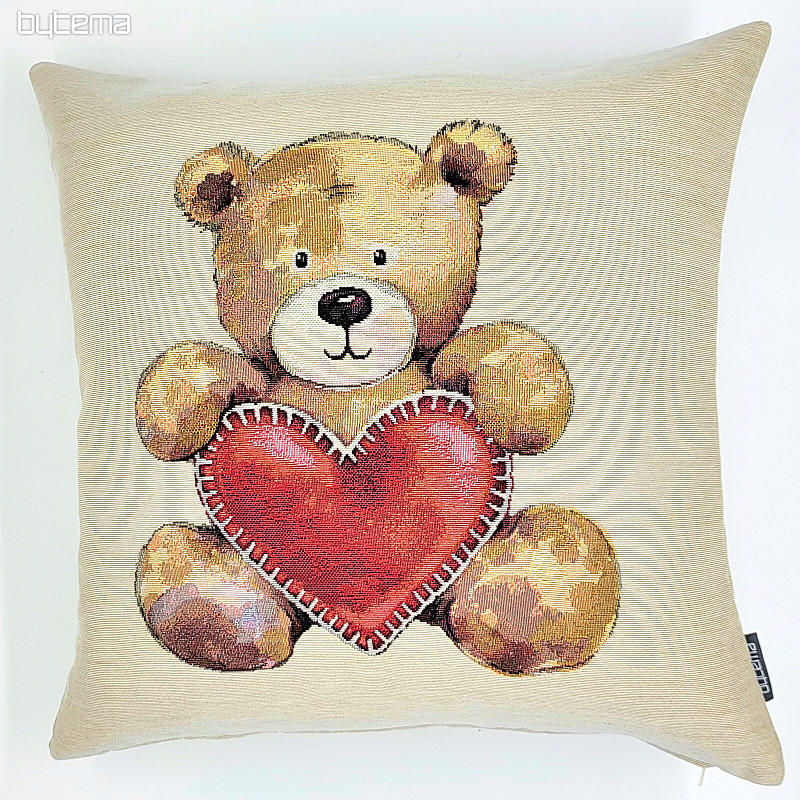 Tapestry cushion cover TEDDY BEAR