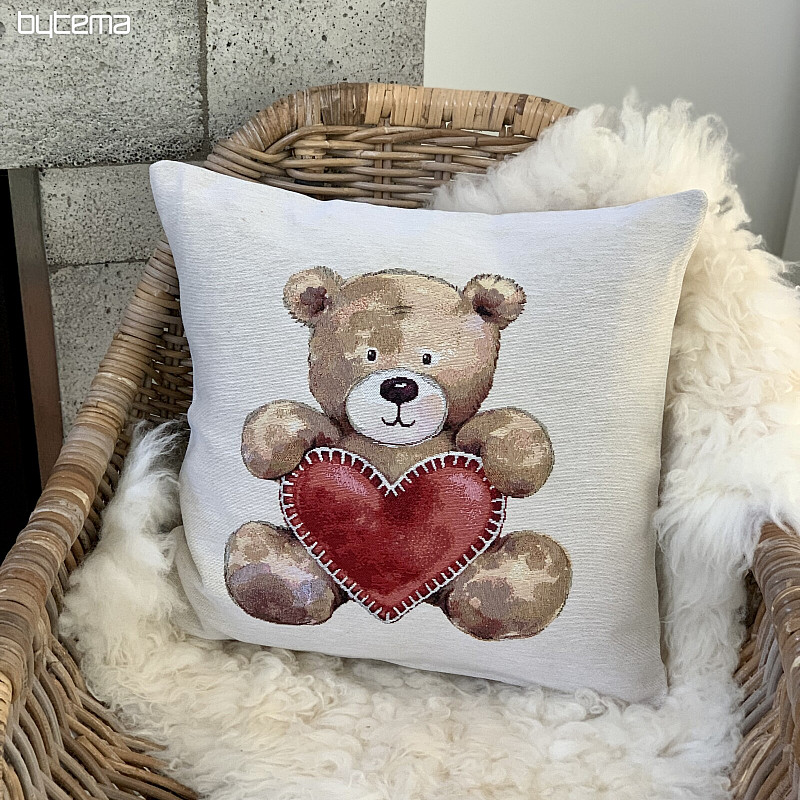 Tapestry cushion cover TEDDY BEAR