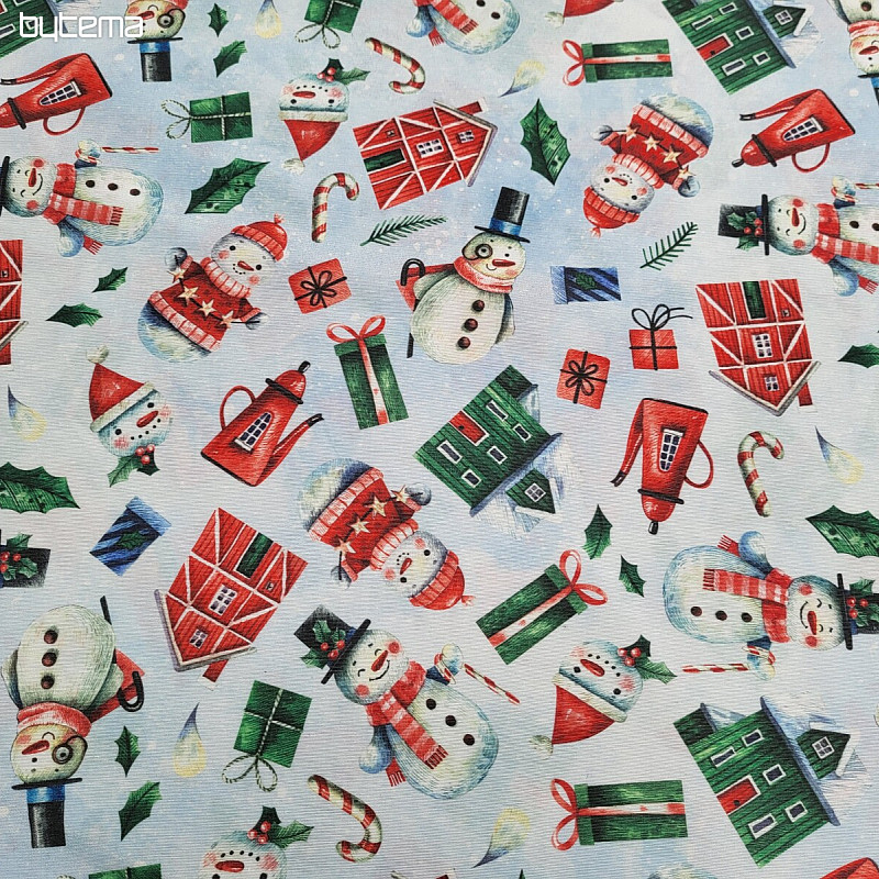 Decorative fabric MR SNOWMAN