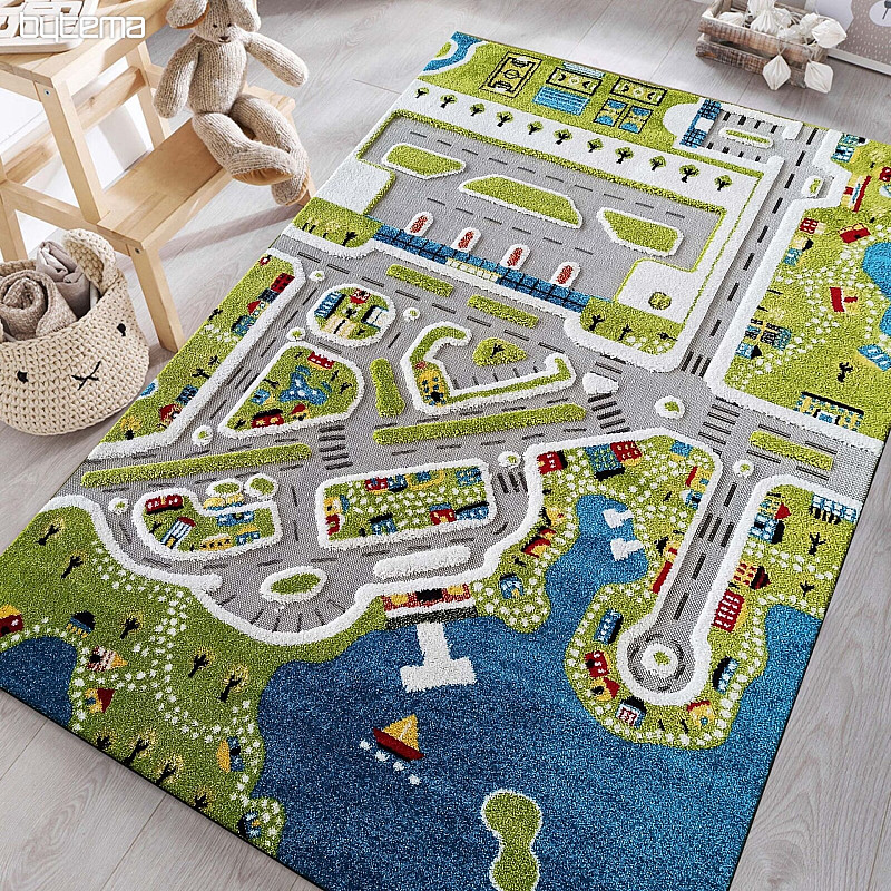 Children's rug Color Kids 01 JOURNEY THROUGH THE CITY