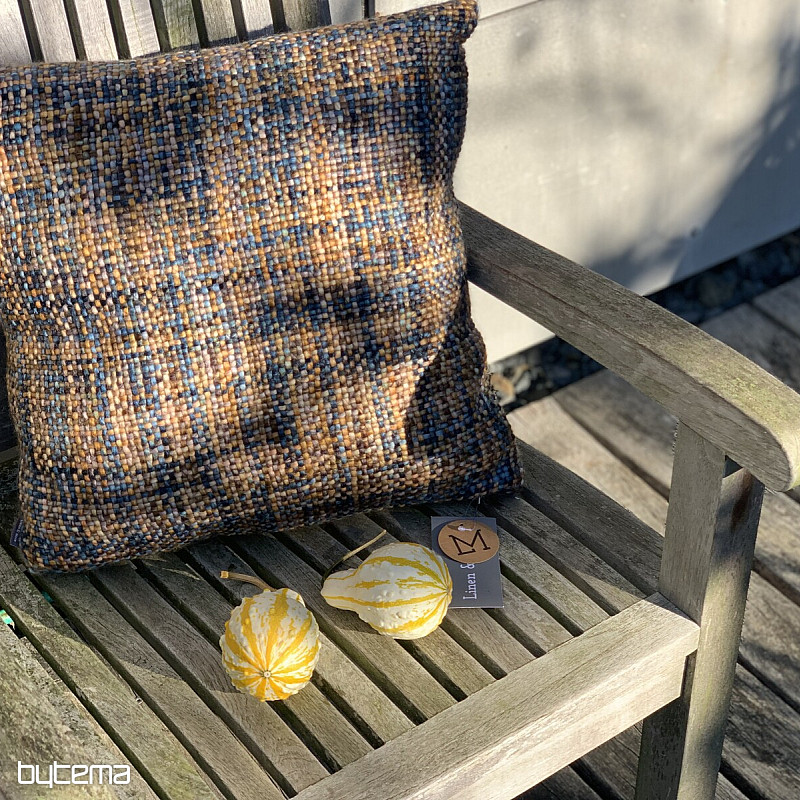 Luxury decorative pillow YARA BLUE