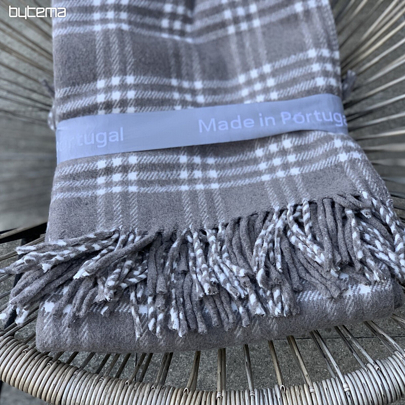 Blanket KÁRO GREY BEIGE