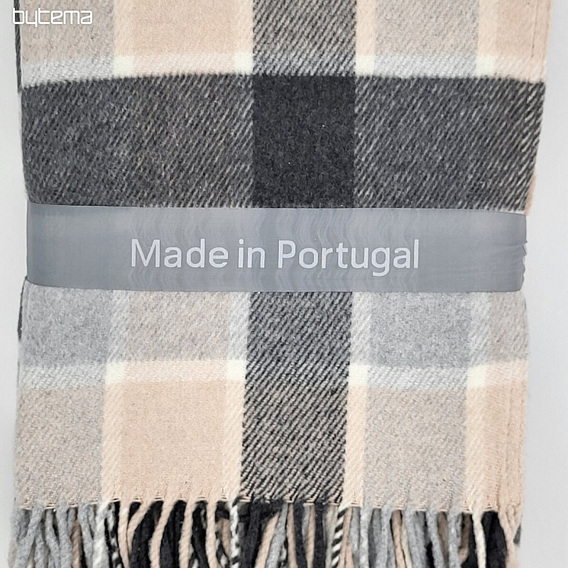 Blanket CHECK LIGHT PINK GREY