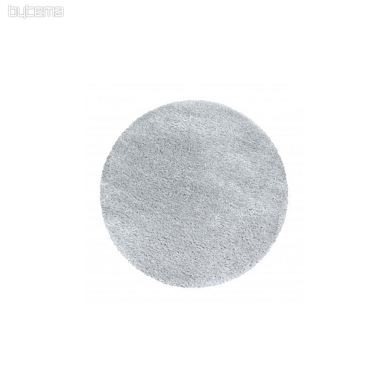 Round carpet SHAGGY DREAM SILVER