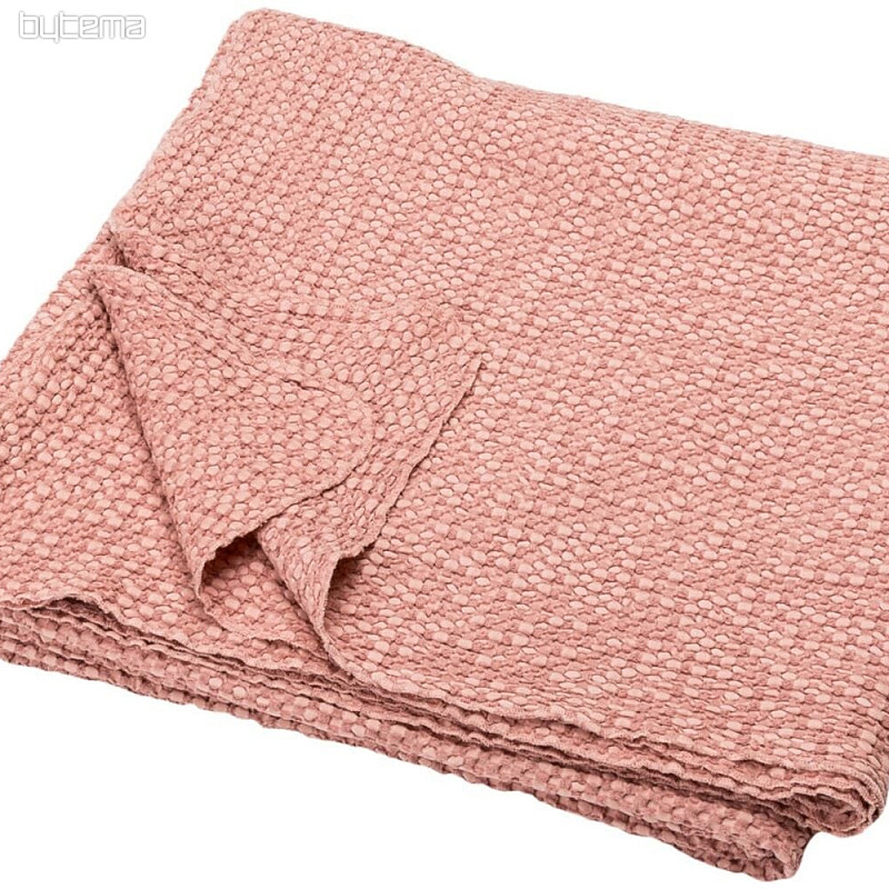 Cotton blanket VIGO OLD PINK