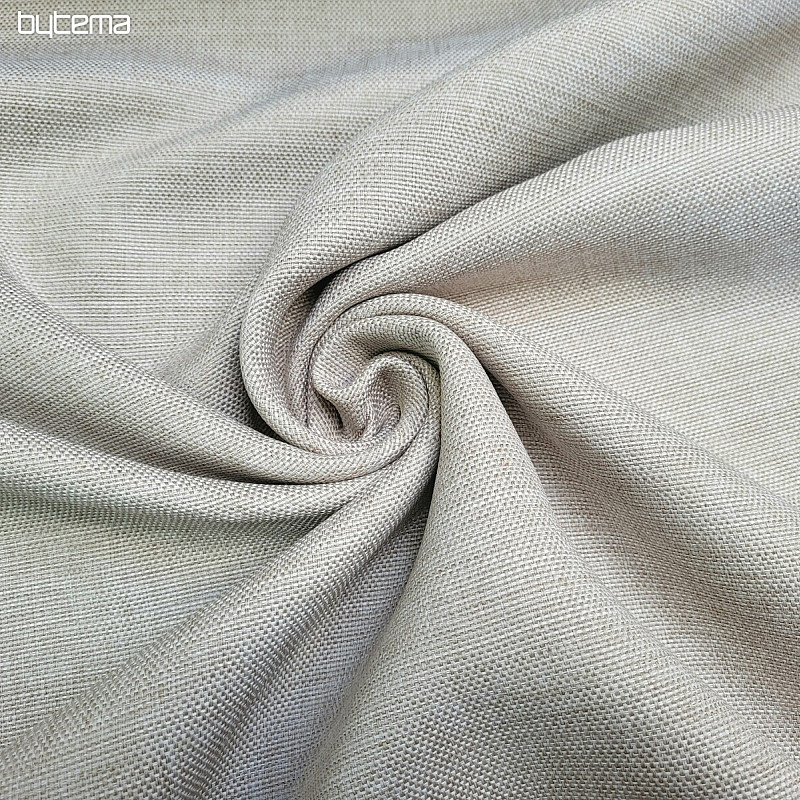 Designer decorative fabric GERSTER DIM OUT 77005/840 GRAY BEIGE