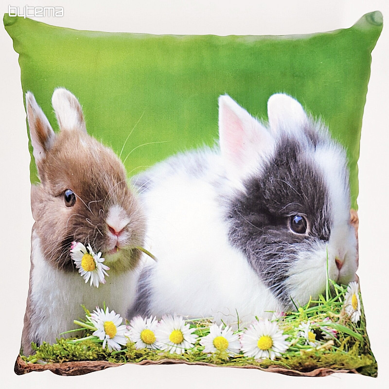 Easter decoration cover RABBITS AND DAISIES