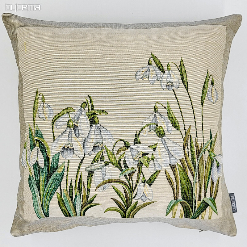 Tapestry cushion cover SMALL SNOWFLAKES