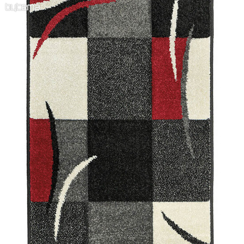 Piece carpet PORTLAND black and white