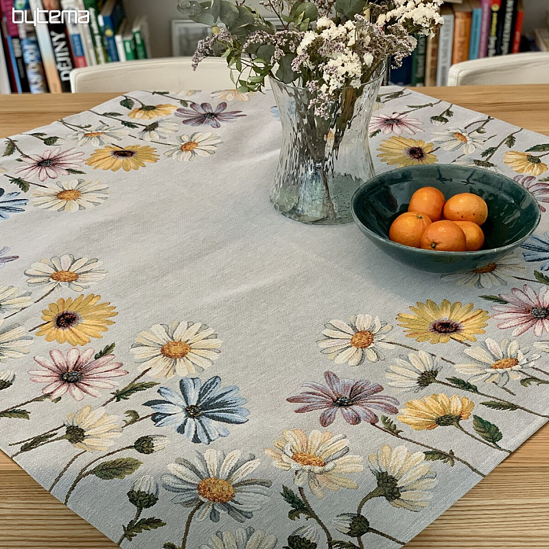 Tapestry tablecloth and shawl DAISY II