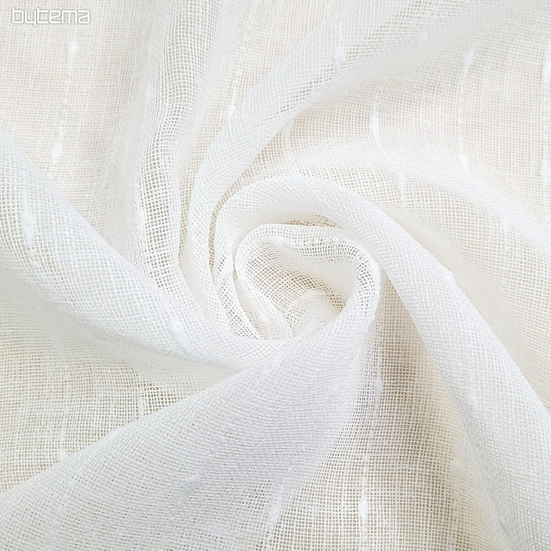 Light decorative curtain WHITE LADY