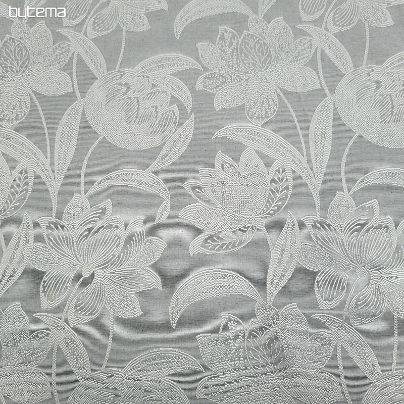 Decorative fabric NENUFAR gray