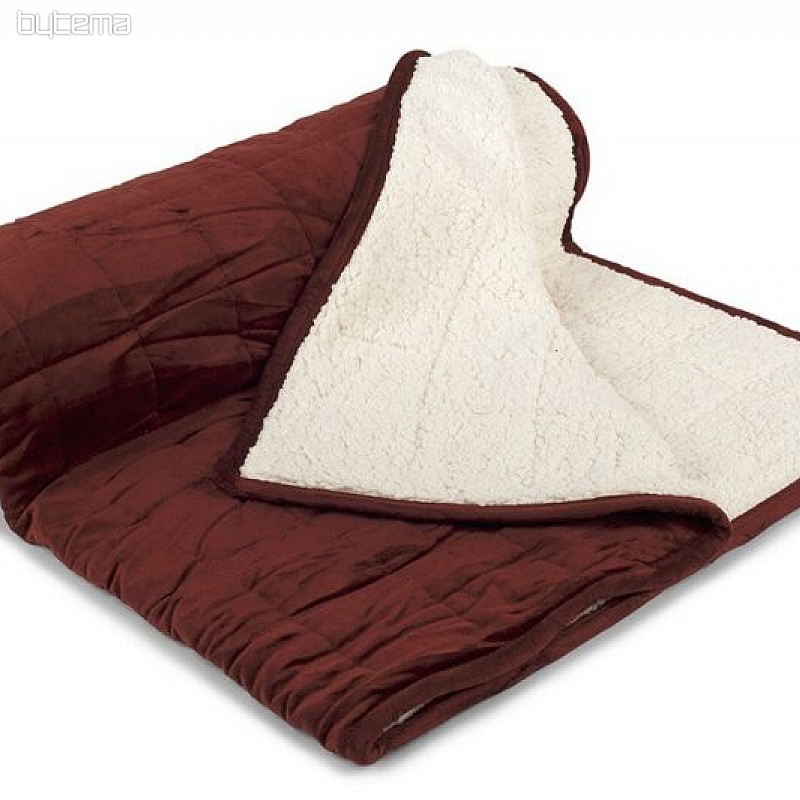 Microfiber blanket EXTRA SOFT SHEEP - brown