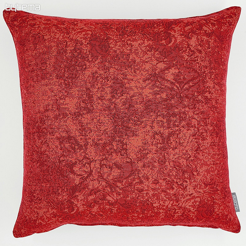 Tapestry cushion cover RED MARBLE