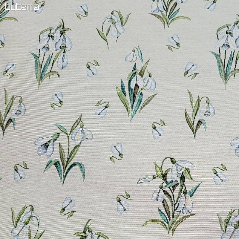 Tapestry fabric SNOWFLAKES