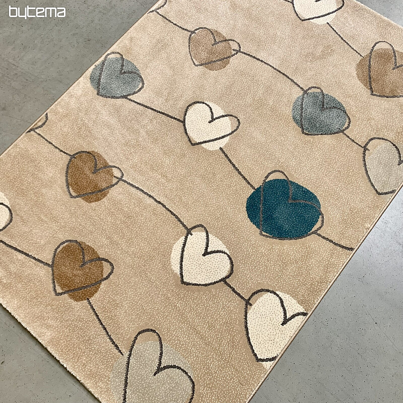 Piece rug SAGA heart