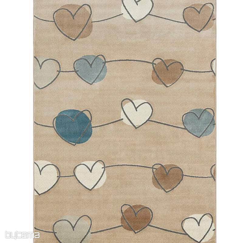 Piece carpet SAGA HEART
