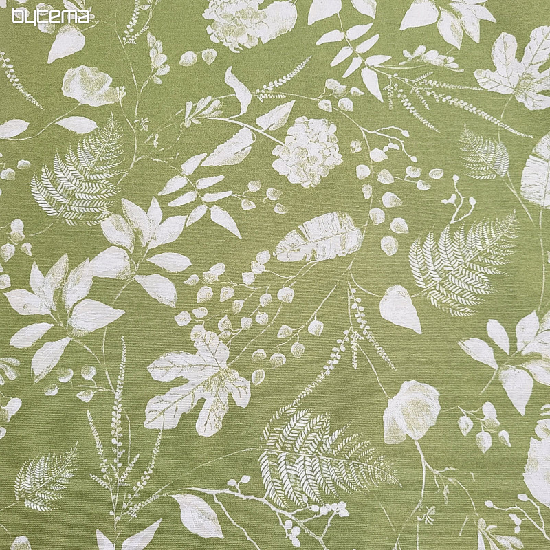 Decorative fabric AMY FLOR green