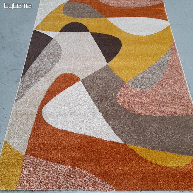 Modern piece carpet Achat 618 rust/cream
