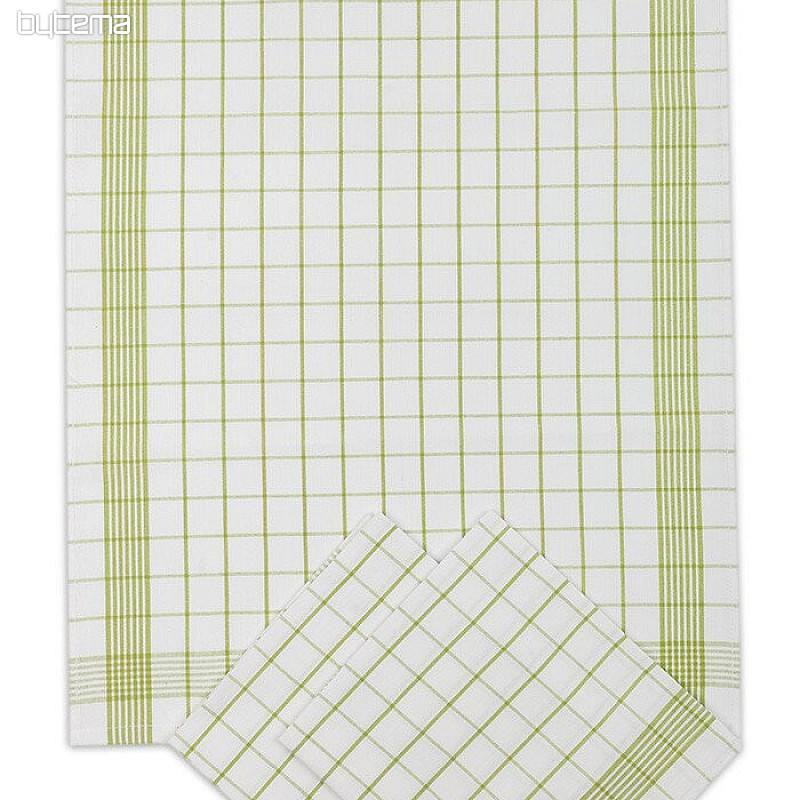 Cotton towels POSITIV GREEN CHECK