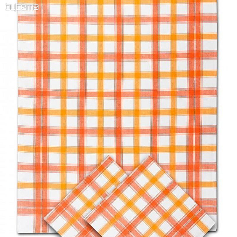 Bamboo Towels MEDIUM CUBE ORANGE