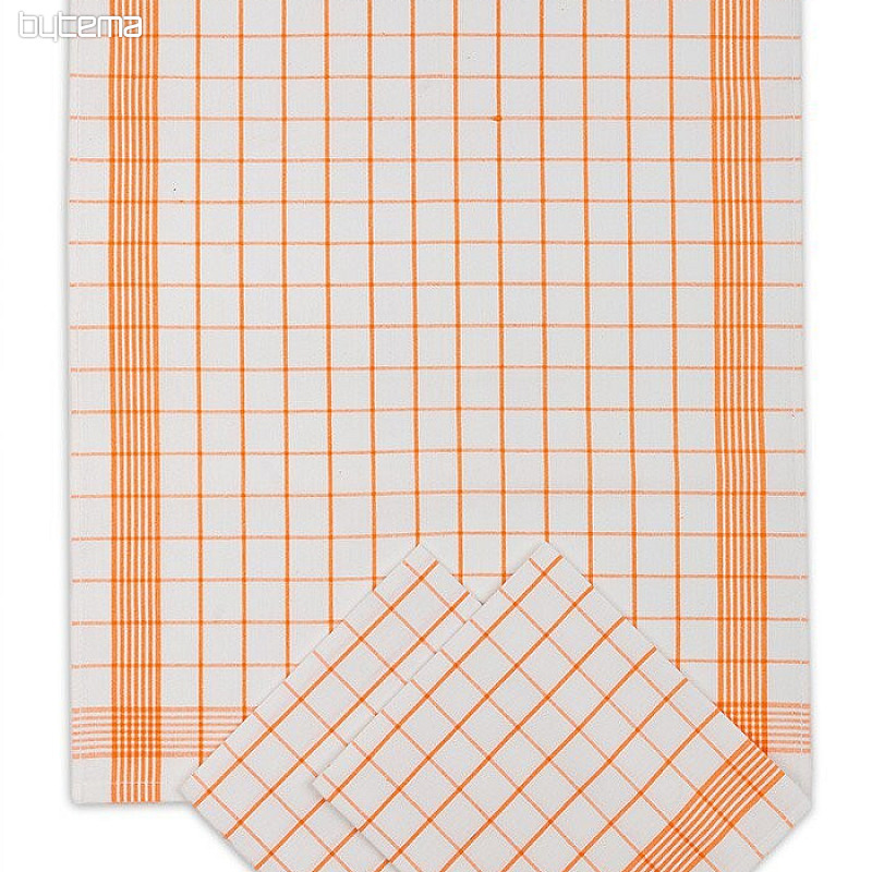 Cotton towels POSITIV ORANGE CHECK